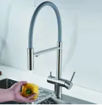 Смеситель для кухни с гибким изливом Shevanik S178L