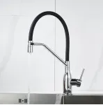 Смеситель для кухни с гибким изливом Shevanik S343-3