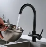 Смеситель для кухни с подключением к фильтру воды Shevanik S128H