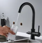 Смеситель для кухни с подключением к фильтру воды Shevanik S128H