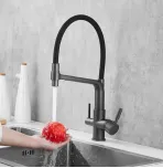 Смеситель для кухни с гибким изливом Rose R658Y