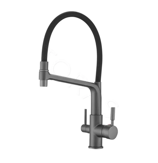 Смеситель для кухни с гибким изливом Rose R658Y