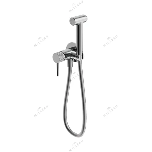 Смеситель с гигиеническим душем MILLEAU Tissage ML12056BK-CR с монтажным блоком (встройка), Хром