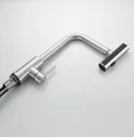 Смеситель для кухни с выдвижным изливом Shevanik S263L