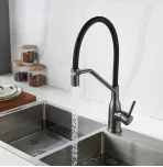 Смеситель для кухни с гибким изливом Shevanik S343T-3