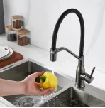 Смеситель для кухни с гибким изливом Shevanik S343T-3