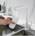 Смеситель для кухни с подключением к фильтру воды Shevanik S328C