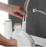Смеситель для кухни с гибким изливом Shevanik S743-2