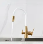 Смеситель для кухни с гибким изливом Shevanik S668G