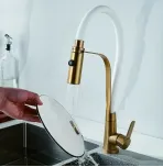 Смеситель для кухни с гибким изливом Shevanik S943G-1