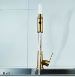 Смеситель для кухни с гибким изливом Shevanik S943G-1