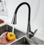 Смеситель для кухни с гибким изливом Shevanik S543T-3