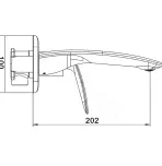 Смеситель для умывальника Rose R1141