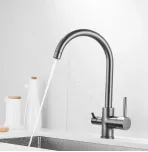 Смеситель для кухни с подключением к фильтру воды Shevanik S128T