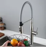 Смеситель для кухни с гибким изливом Shevanik S123L-9