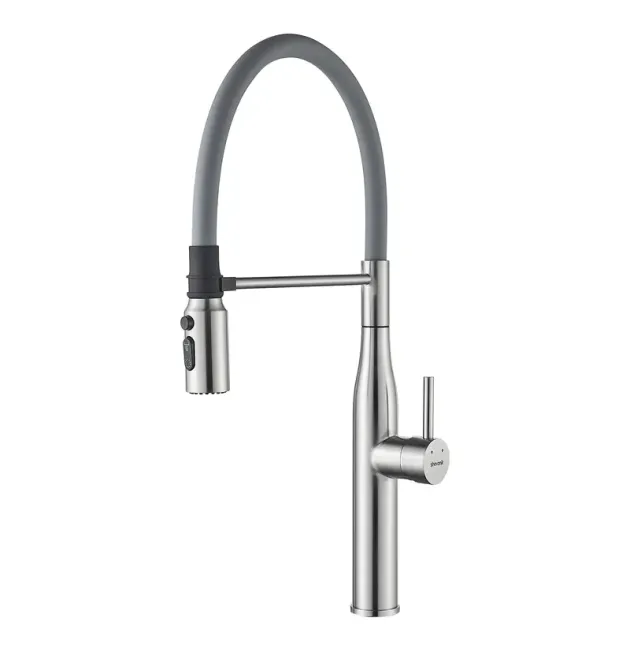 Смеситель для кухни с гибким изливом Shevanik S123L-9