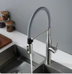 Смеситель для кухни с гибким изливом Shevanik S123L-9