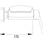 Смеситель для ванны Rose R1102H