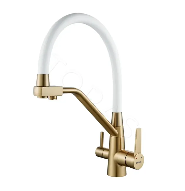 Смеситель для кухни с гибким изливом Shevanik S968G