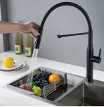 Смеситель для кухни с гибким изливом Shevanik S123H-3