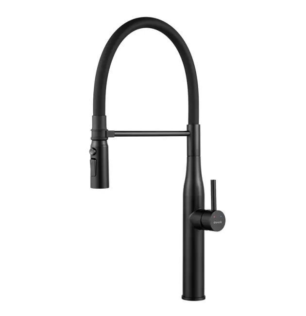 Смеситель для кухни с гибким изливом Shevanik S123H-3
