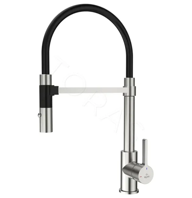 Смеситель для кухни с гибким изливом Rose R133L