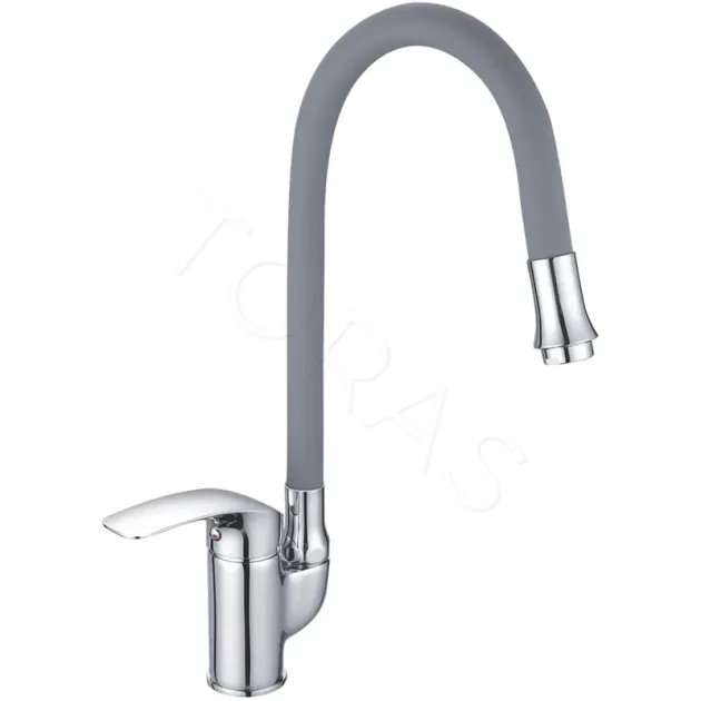 Смеситель для кухни с гибким изливом Shevanik S5543-9