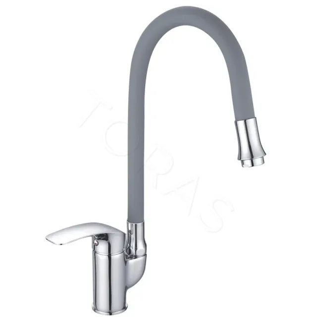 Смеситель для кухни с гибким изливом Shevanik S5543-9