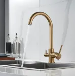 Смеситель для кухни с подключением к фильтру воды Shevanik S128G