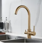 Смеситель для кухни с подключением к фильтру воды Shevanik S128G