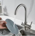 Смеситель для кухни с подключением к фильтру воды Shevanik S128L