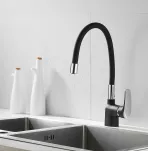 Смеситель для кухни с гибким изливом Shevanik S443-3