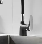 Смеситель для кухни с гибким изливом Shevanik S443-3