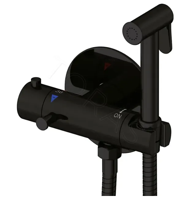 Смеситель с гигиеническим душем с термостатом Rose R915H