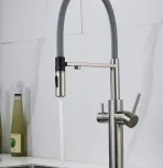 Смеситель для кухни с гибким изливом Shevanik S478L