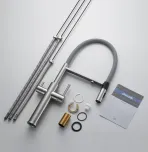 Смеситель для кухни с гибким изливом Shevanik S478L