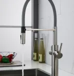 Смеситель для кухни с гибким изливом Shevanik S478L