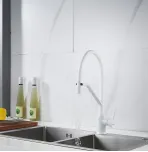 Смеситель для кухни с гибким изливом Shevanik S343C-1