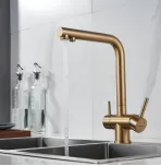 Смеситель для кухни с подключением к фильтру воды Shevanik S468G