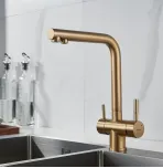 Смеситель для кухни с подключением к фильтру воды Shevanik S468G