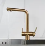 Смеситель для кухни с подключением к фильтру воды Shevanik S468G