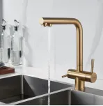Смеситель для кухни с подключением к фильтру воды Shevanik S468G