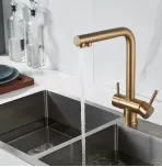 Смеситель для кухни с подключением к фильтру воды Shevanik S468G