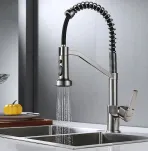 Смеситель для кухни с гибким изливом Shevanik S963L
