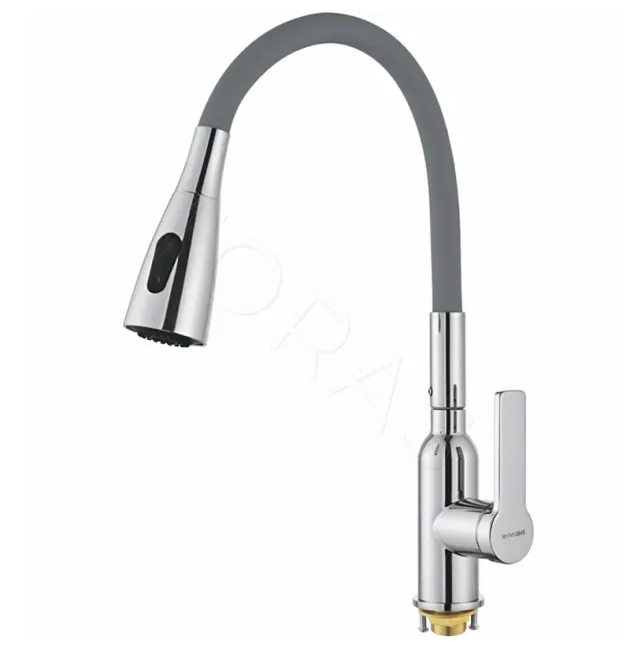 Смеситель для кухни с гибким изливом Shevanik S843-9