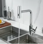 Смеситель для кухни с выдвижным изливом Shevanik S263