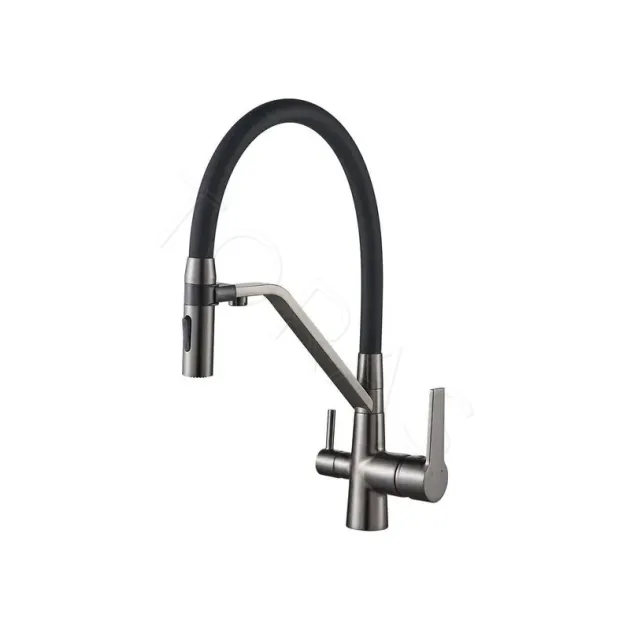 Смеситель для кухни с гибким изливом Shevanik S278T