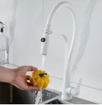 Смеситель для кухни с гибким изливом Shevanik S943C-1