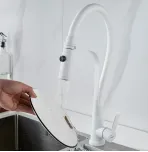 Смеситель для кухни с гибким изливом Shevanik S943C-1