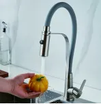 Смеситель для кухни с гибким изливом Shevanik S943L-9